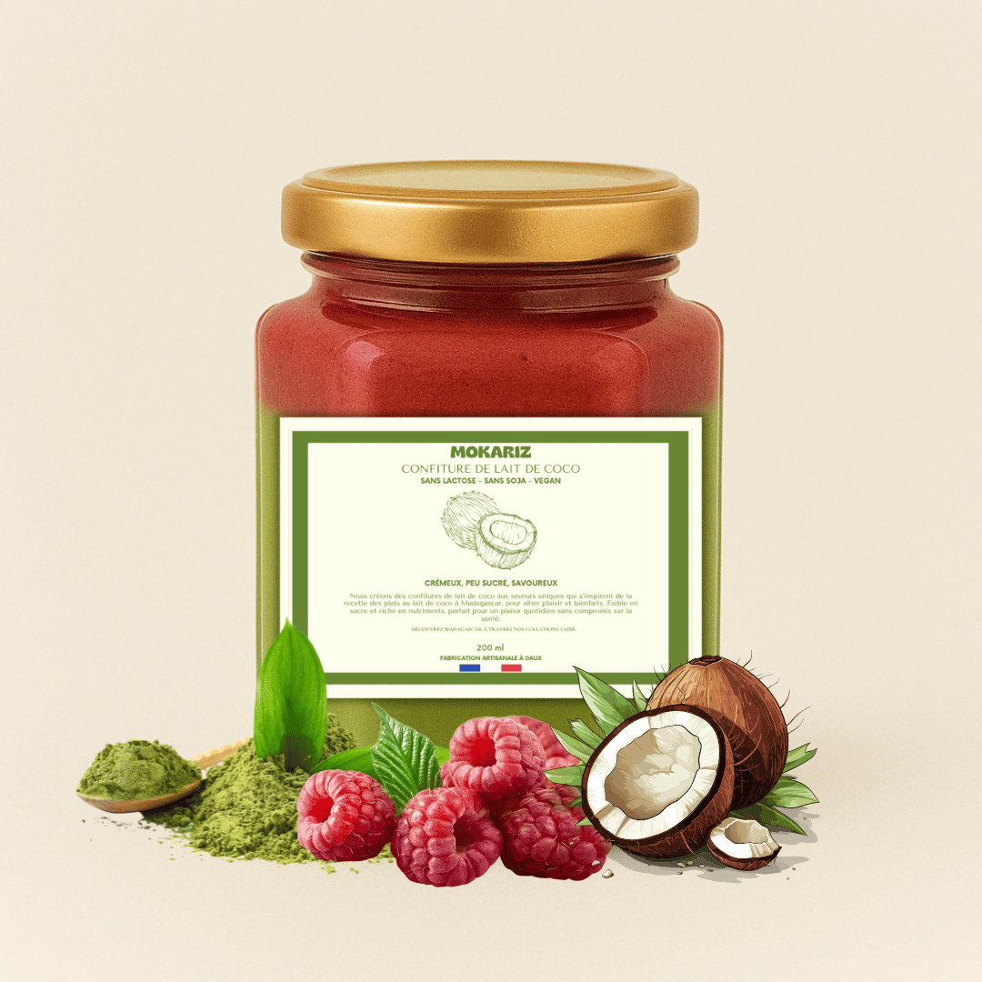 CONFITURE DE LAIT MATCHA FRAMBOISE
