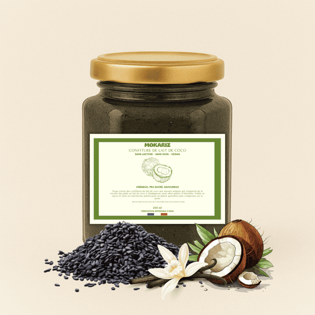 CONFITURE DE LAIT AU SÉSAME NOIR