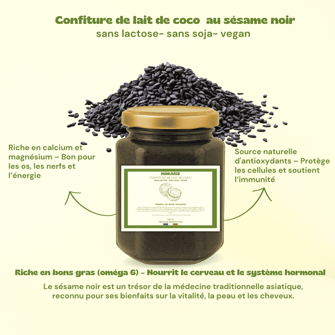 CONFITURE DE LAIT AU SÉSAME NOIR