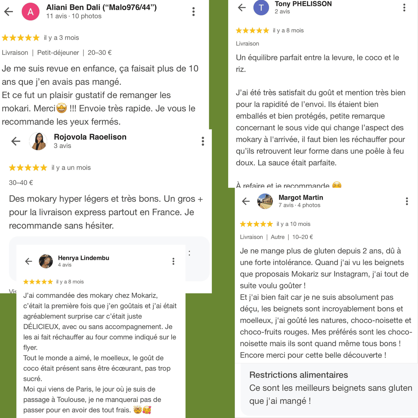 GOÛTER SANS GLUTEN À LA PIÈCE