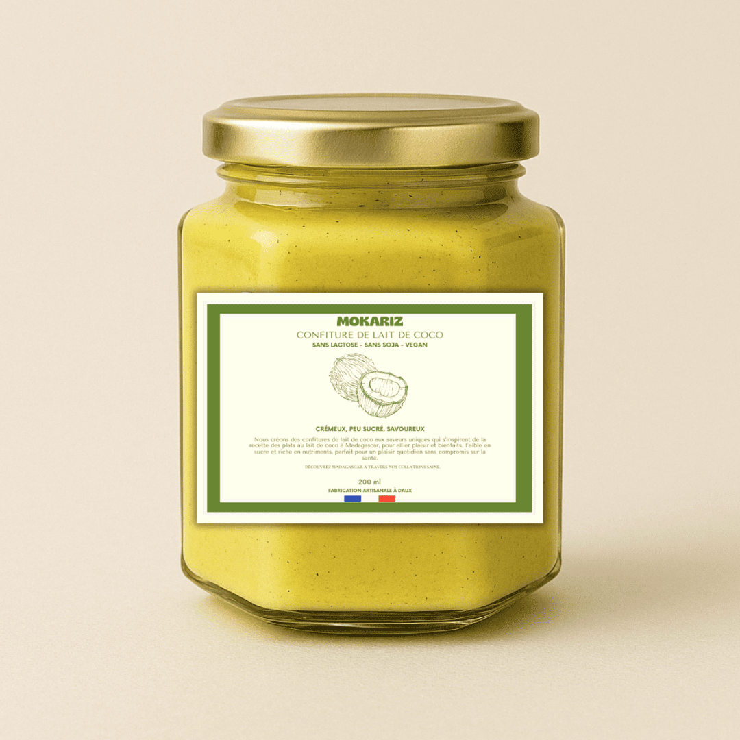 Confiture de liat de coco vegan, confiture de lait au curcuma, lait d'or  au coco, confiture de lait vegan, confiture de lait de coco, collation saine, pate a tartiner vegan, confiture, caramel vegan, pate a tartiner sans lait, crème dessert, crème dessert vegan, crème dessert sans lactose, pate à tartiner sans lactose