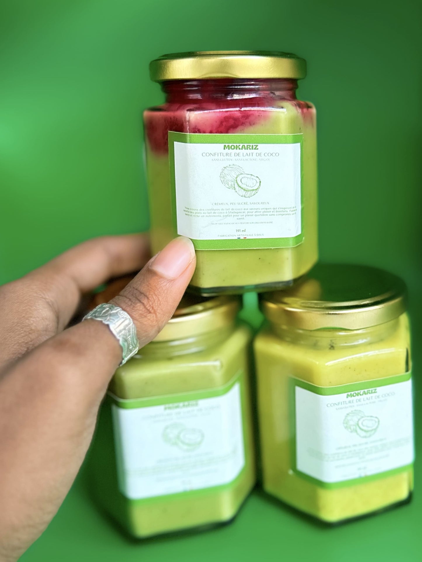 CONFITURE DE LAIT MATCHA FRAMBOISE