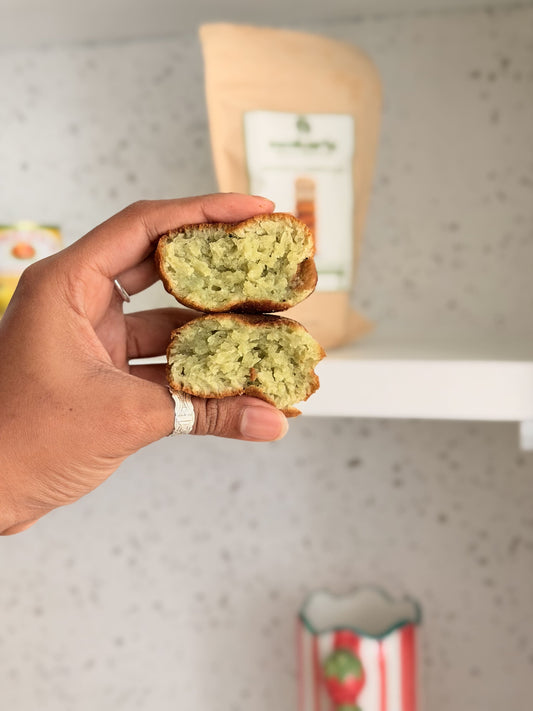 GATEAU FERMENTÉ SANS GLUTEN AU MATCHA