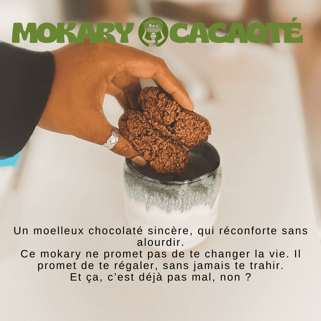 mokary, collation sans gluten, collation saine, collation healthy, sans gluten sans lactose, sans gluten végane, sans gluten sans sucre, mokariz, plats malagasy, traiteur malgaches, patisseries africaines, pancakes de riz fermenté, vitumbua, massa, dosa, snack sans gluten, recette sans gluten sans lactose, mokary chocolat, mokary cacao, gateau chocolat sans gluten, moelleux chocolat sans gluten sans lactose vegan, brownie chocolat sans gluten sans lactose sans oeuf vegan