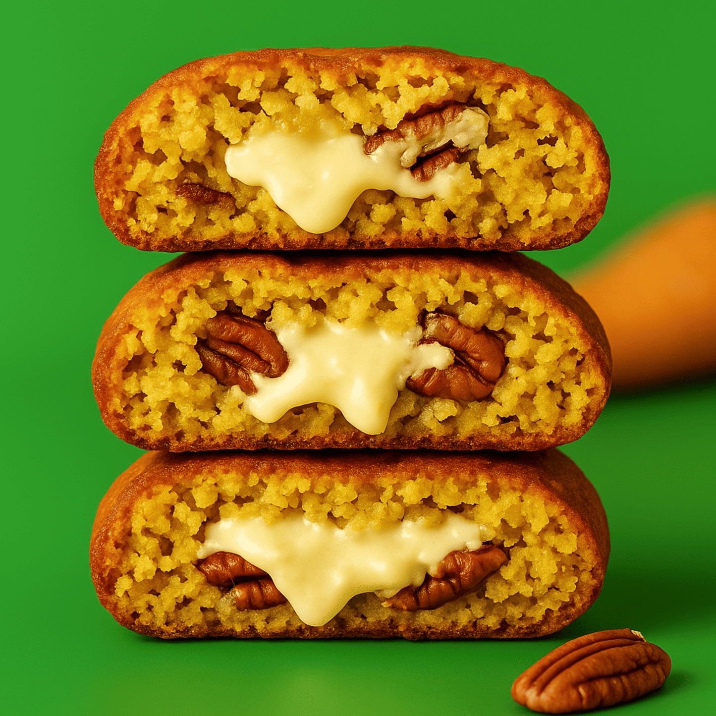 GÂTEAU SANS GLUTEN AU CAROTTE PECAN FOURRÉ