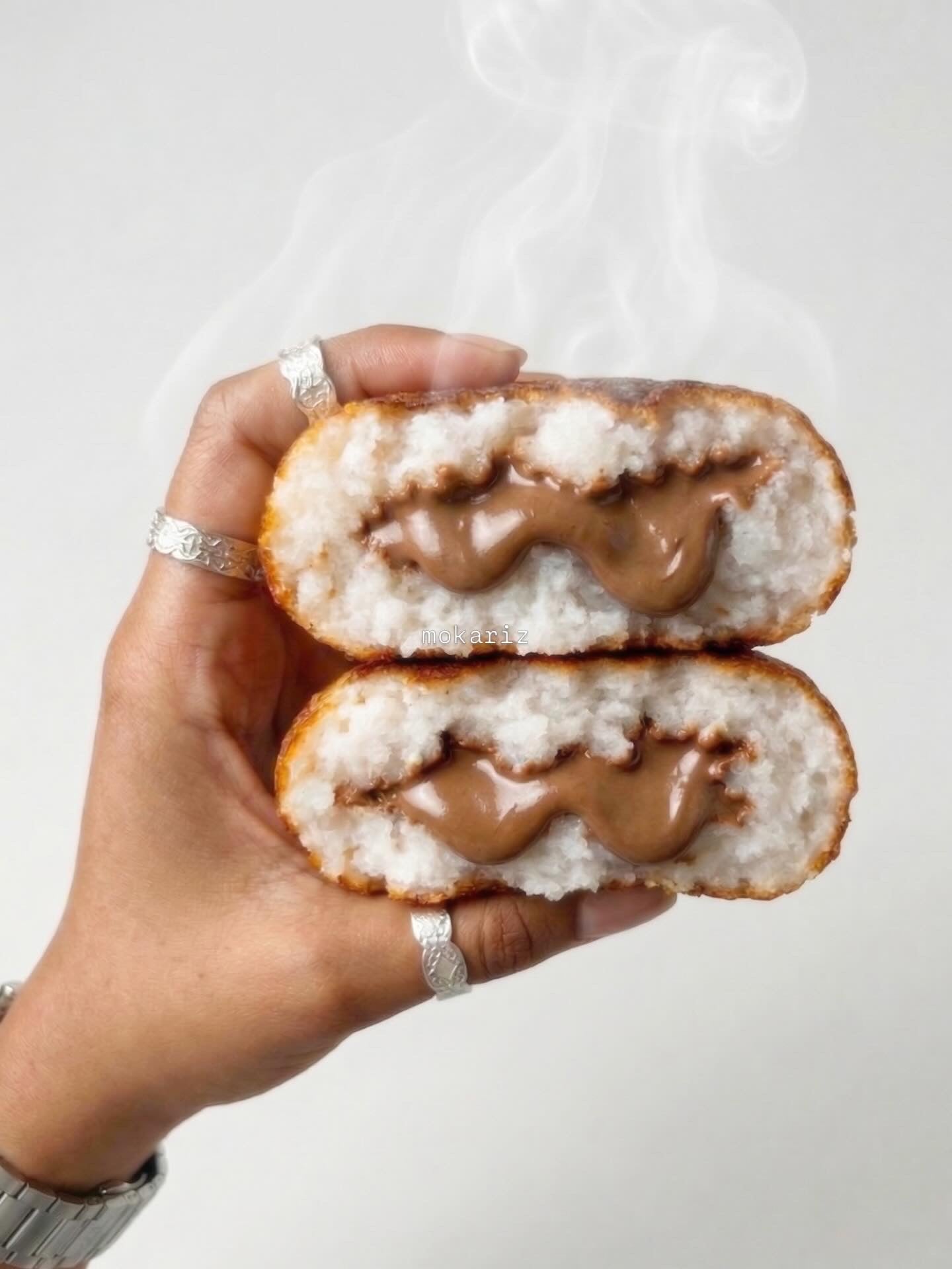 GÂTEAU FERMENTÉ FOURRÉ AU CHOCO-NOISETTE VEGAN