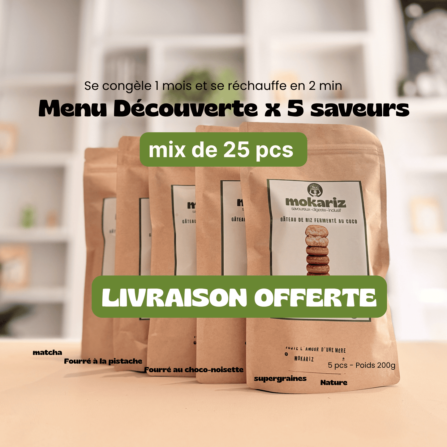 MENU DÉCOUVERTE GÂTEAU AU LEVAIN NATUREL