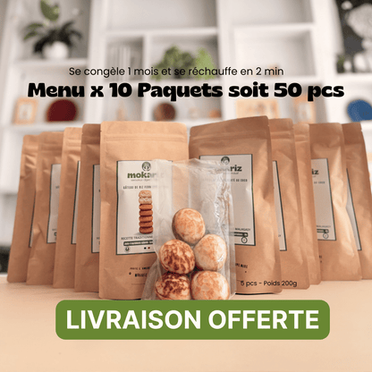 MOKARY - GÂTEAU DE RIZ FERMENTÉ AU LAIT DE COCO