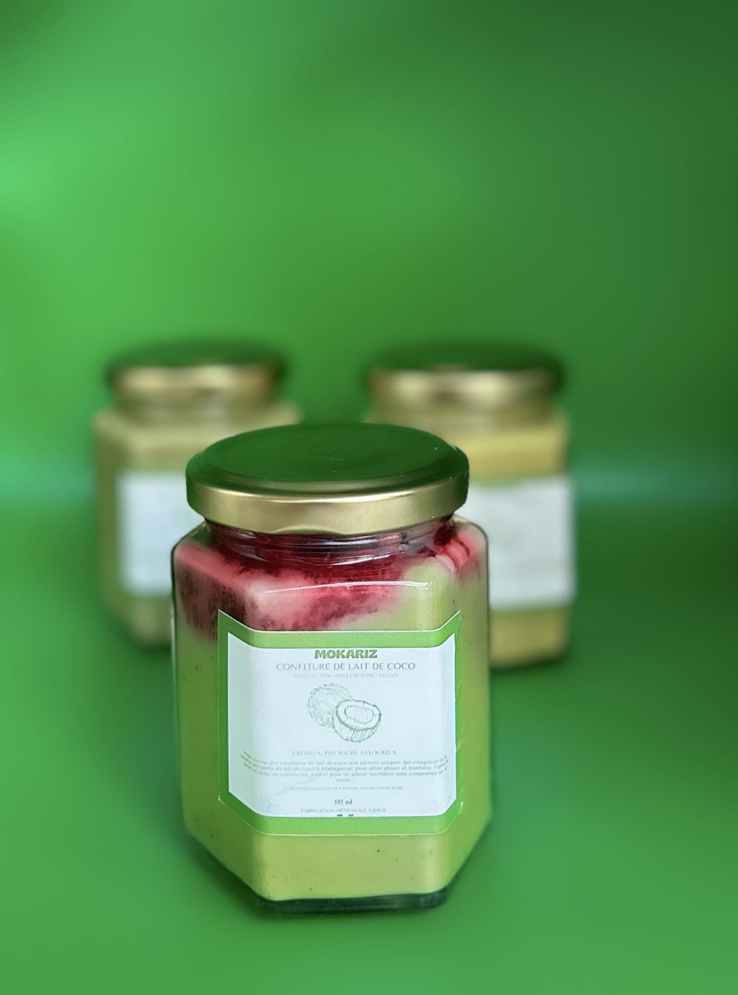 CONFITURE DE LAIT  MATCHA FRAMBOISE