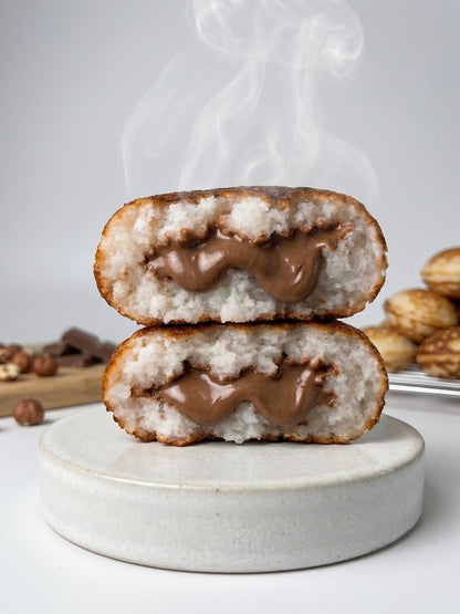GÂTEAU FERMENTÉ FOURRÉ AU CHOCO-NOISETTE VEGAN