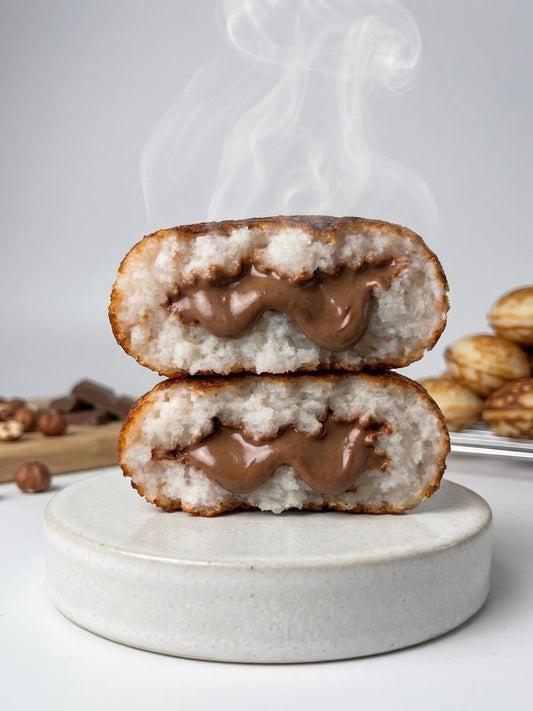 GÂTEAU FERMENTÉ FOURRÉ AU CHOCO-NOISETTE VEGAN