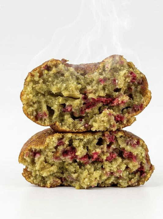 GÂTEAU SANS GLUTEN À LA PISTACHE FRAMBOISE