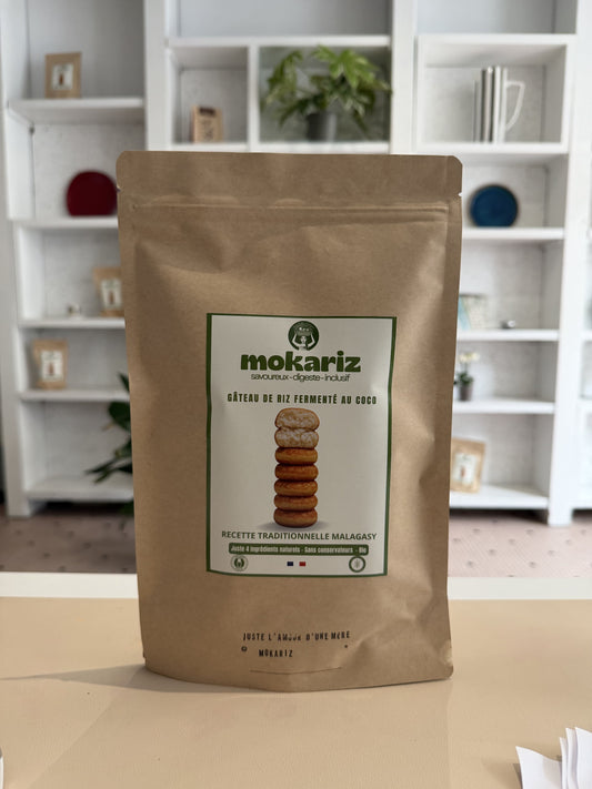 MOKARY - GÂTEAU DE RIZ FERMENTÉ AU LAIT DE COCO