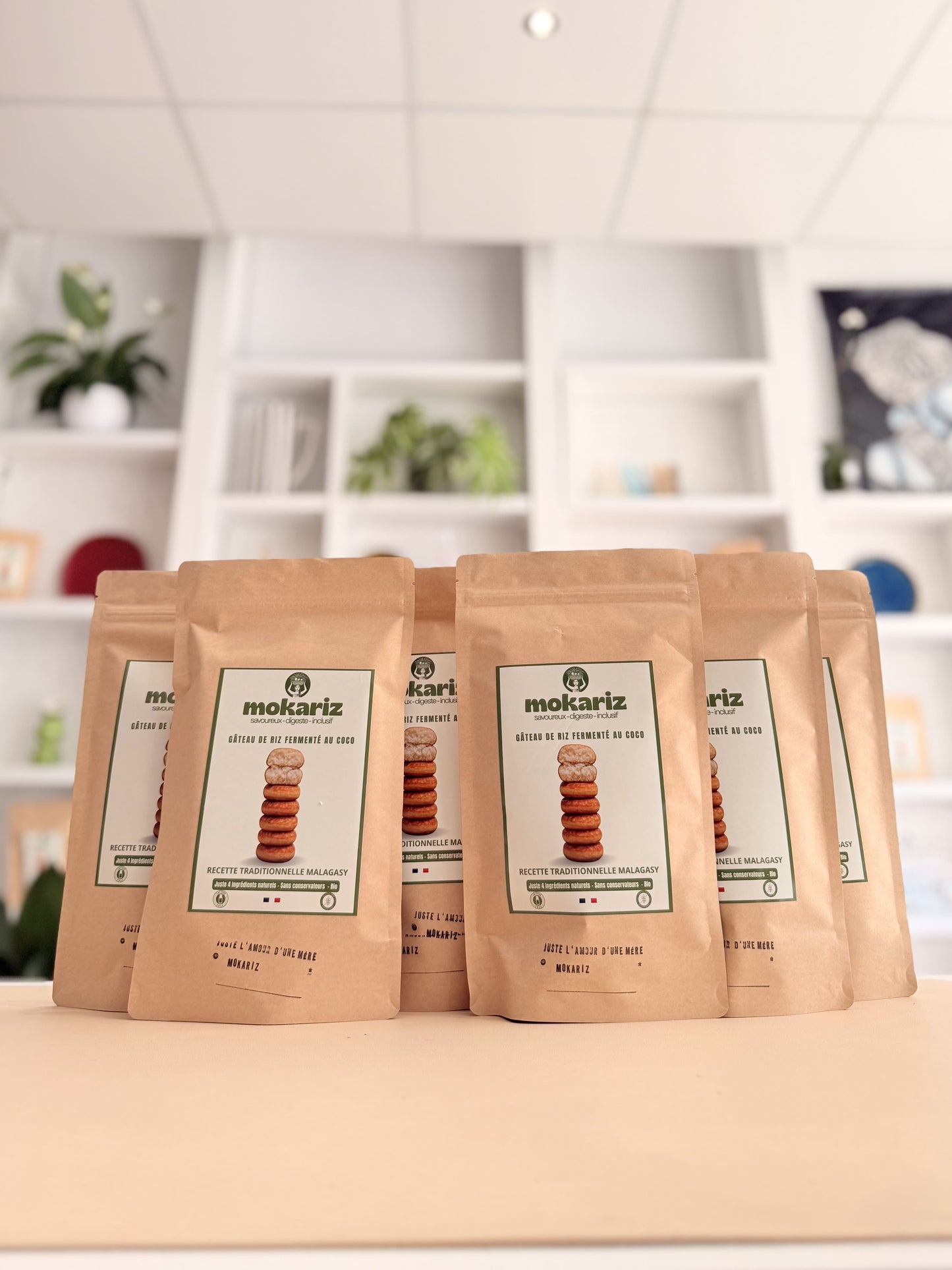 MOKARY - GÂTEAU DE RIZ FERMENTÉ AU LAIT DE COCO