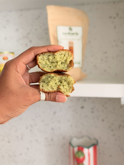 GATEAU FERMENTÉ SANS GLUTEN AU MATCHA