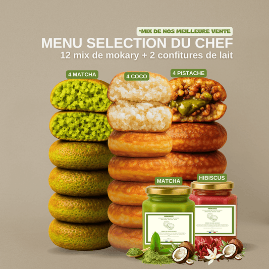 mokary, collation sans gluten, collation saine, collation healthy, sans gluten sans lactose, sans gluten végane, sans gluten sans sucre, mokariz, plats malagasy, traiteur malgaches, patisseries africaines, pancakes de riz fermenté, vitumbua, massa, dosa, snack sans gluten, recette sans gluten sans lactose, menu decouverte, mokary pistache, gateau pistache nougatine, gateau matcha vegan sans gluten