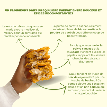 GÂTEAU SANS GLUTEN AU CAROTTE PECAN FOURRÉ