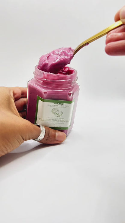 CONFITURE DE LAIT DE COCO À L'HIBISCUS